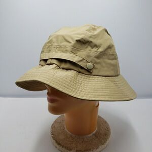 LL Bean Bucket Hat Beige Rain 274671 Large L Packable Outdoor Hiking